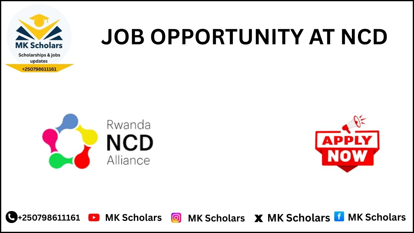 JOB OPPORTUNITY AT NCD